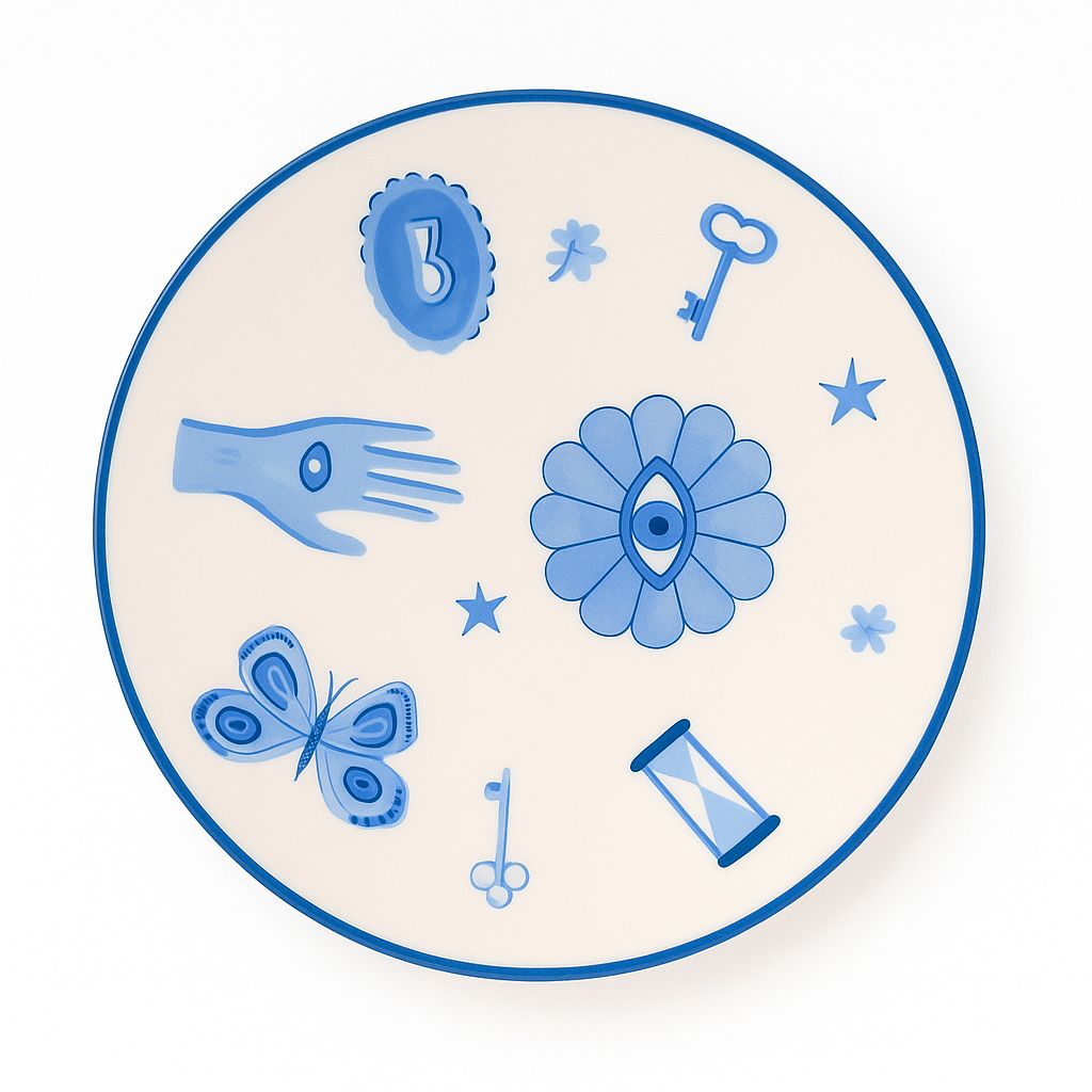 Prato de Sobremesa Maré da Sorte