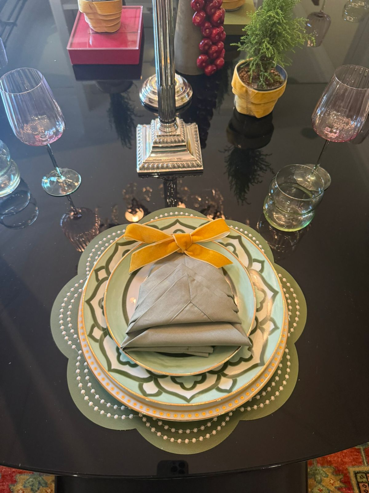 Prato Sobremesa Mandala